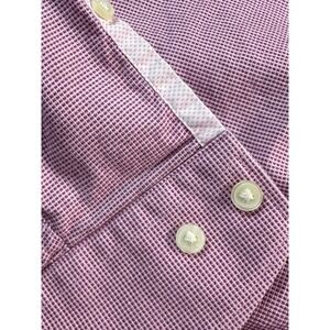Ted Baker Endurance Mens Pink Dress Shirt size 16.5 34/35 Button Up Long Sleeve